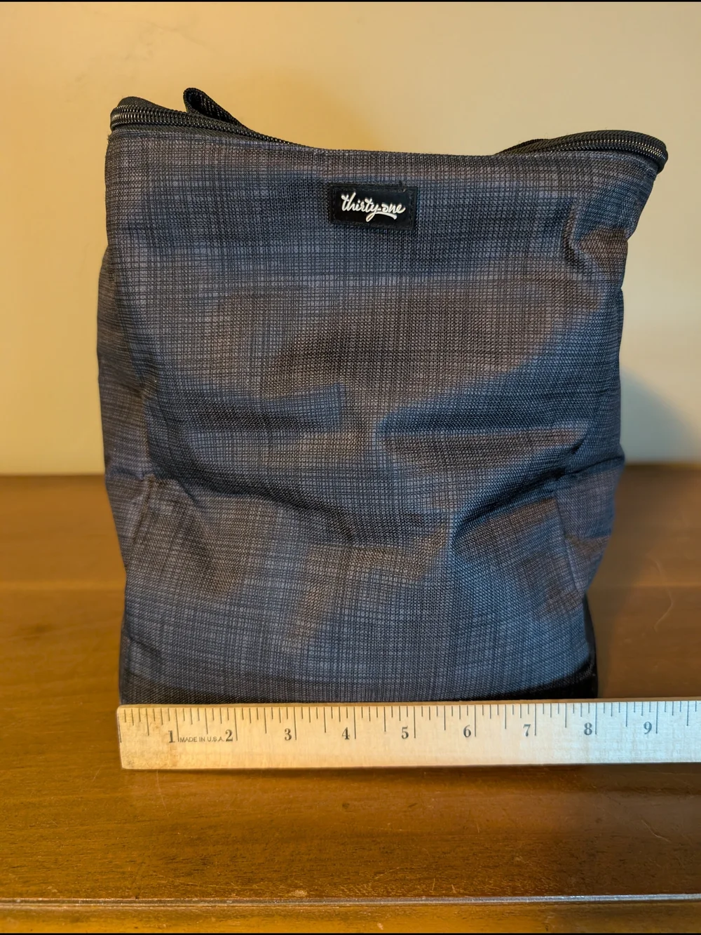thirty -one Gray Insulated Travel Organizer Bag Carry Case 24 Pack Cooler